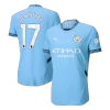 DE BRUYNE #17 Manchester City Home Authentic Soccer Jersey 2024/25