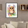 Diamond Painting -DIY Round Drill Owl