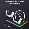 Support de refroidissement pour base de chargement pour double contr&ocirc;leur PS5