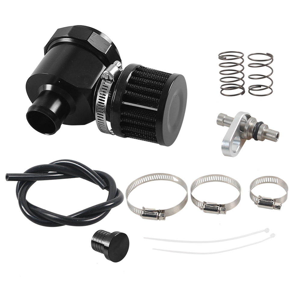 

Turbo Blow Off Valve Kit for Polaris RZR XPT 16-21 Air Relief Valves Black, 501 Original