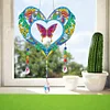 DIY Diamond Painting Suncatcher Hanging Pendant Kit(Butterfly Love)