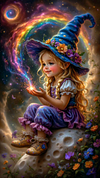 Luxury AB Velvet Diamond Painting Kit - Rainbow Girl