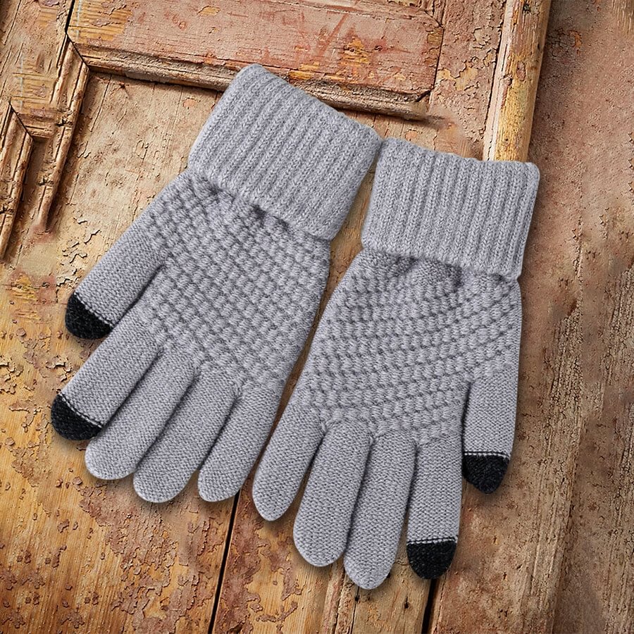 Multi-color optional knitted warm gloves