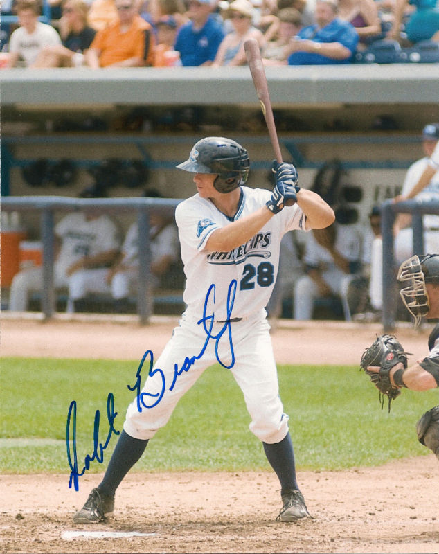 Robert Brantley signed Photo Poster painting Whitecaps Tigers prospect