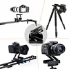Camera Quick Release Plate Mount Z Shape Metal Foldable Flexible Tilt Head Tripod Head Bracket with Level for Tripod Monopod Slide Stabilizer DSLR SLR Camera