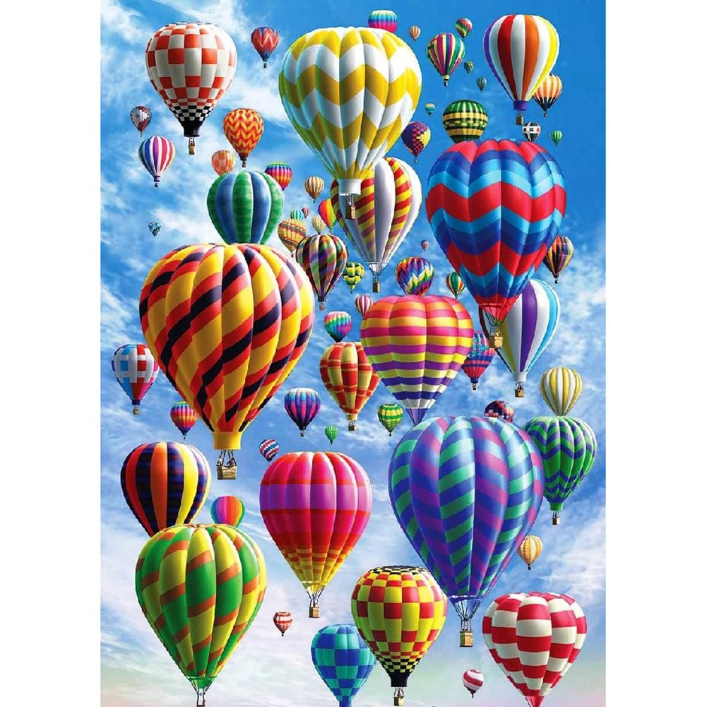 Hot Air Balloon - Full Round - Diamond Painting(30*40cm)