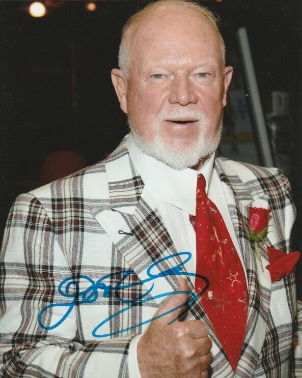 DON CHERRY SIGNED HOCKEY NIGHT IN CANADA 8x10 Photo Poster painting #2 COACH'S CORNER PROOF!