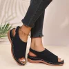 Platform Fish Mouth Sandals