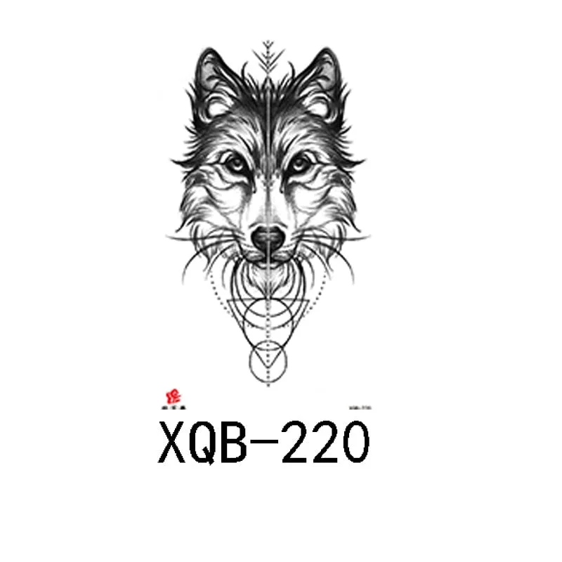 Small Full Arm Waterproof Tattoo Sticker Half Arm Arm Painted Flower Animal Arm Lasting European and American Tattoo Sticker