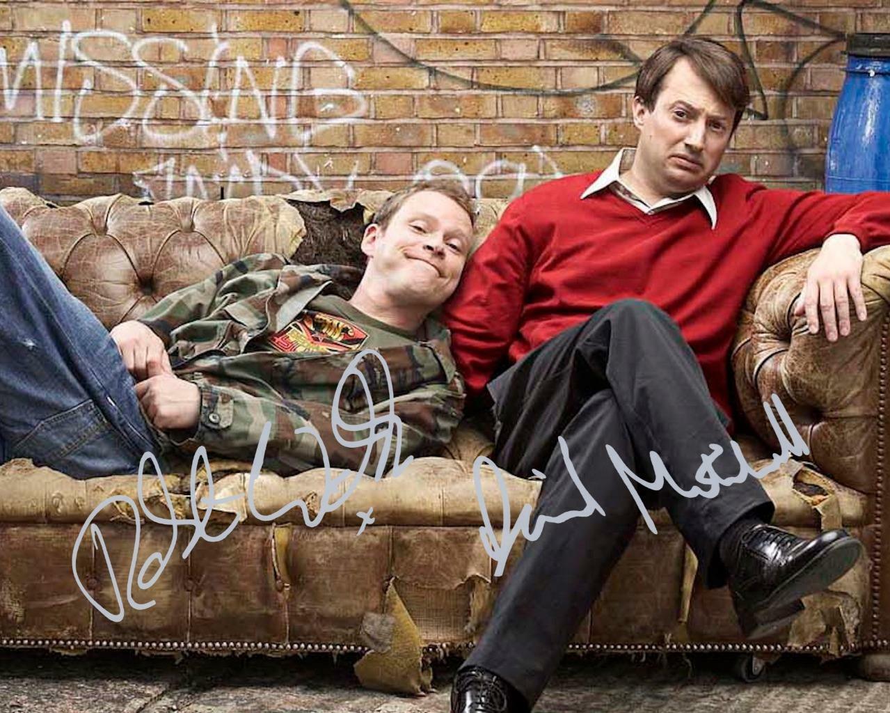 Peep Show David Michell Robert Webb SIGNED AUTOGRAPHED 10 X 8