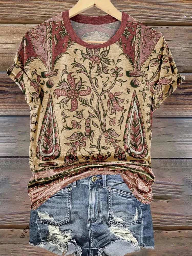 Flower Paisley T-shirt