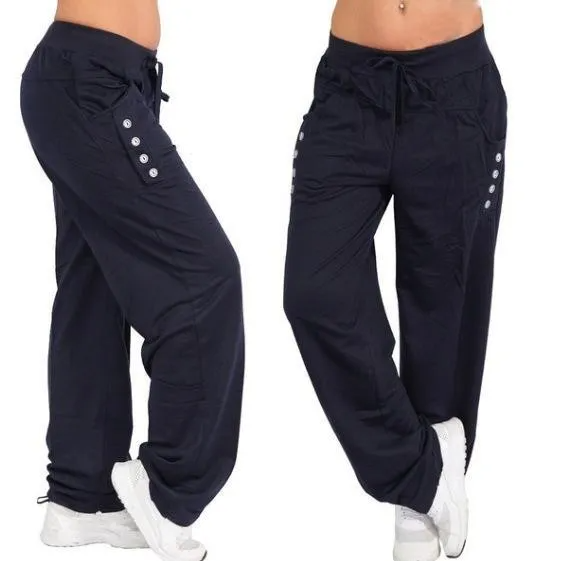 Fitness Running Training Yoga Long Sweat Pants