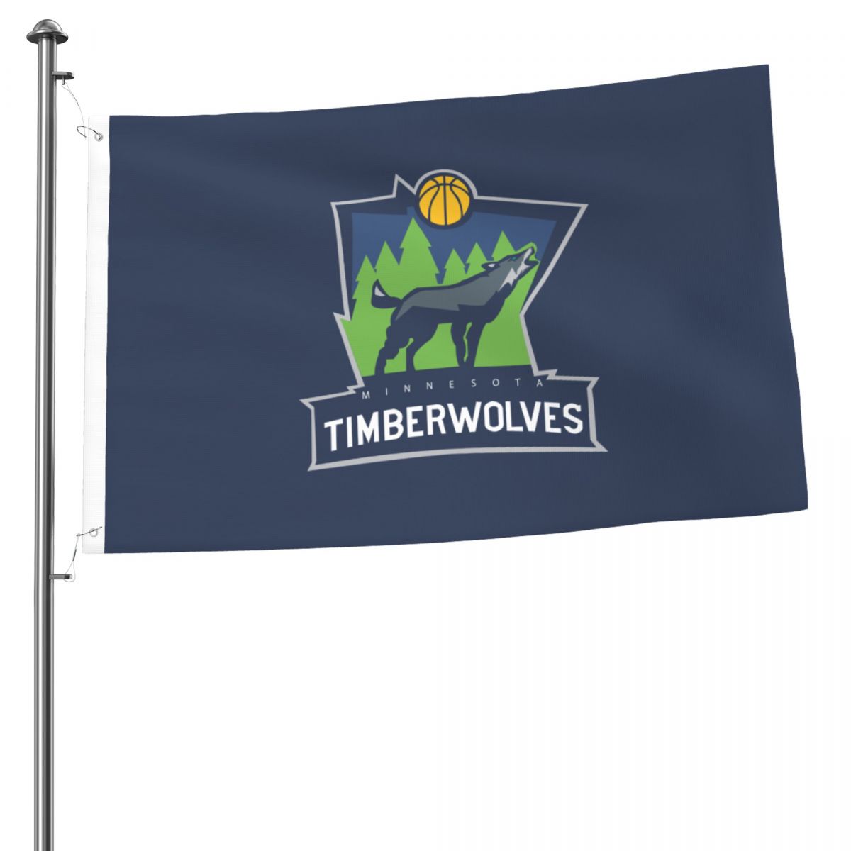 Minnesota Timberwolves 2x3 FT UV Resistant Flag