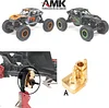 AMK UTB18 Brass Counter Weight Axle Housing for Axial RC Crawler 1/18 UTB18 Capra Unlimited Trail Buggy RTR Upgrade Part (Front Axle 3in1)