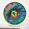 Dragon Eye Acrylic DIY Diamond Painting Clock Kit 5D Diamond Art Clock