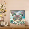 Papillon de plage-peinture diamant en forme sp&eacute;ciale-30*30cm