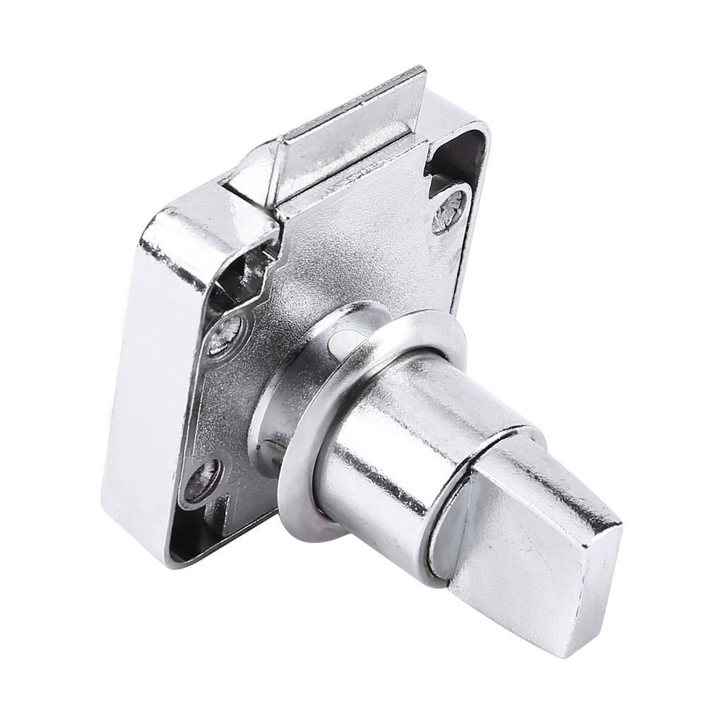 

Rust Proof Zinc Alloy Knob Drawer Lock Furniture Door Cabinet Lock (Silver), 501 Original