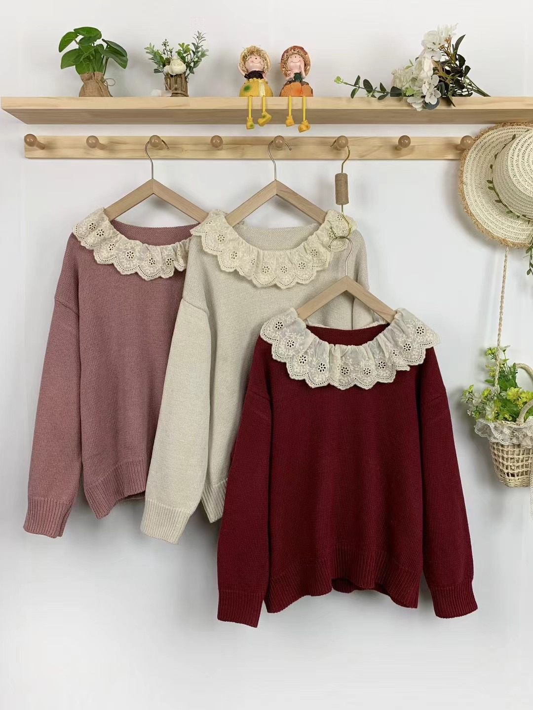 Chicfifth Sweater Women Winter Long Sleeve High Quality Autumn Vintage Top Knitted Cardigan