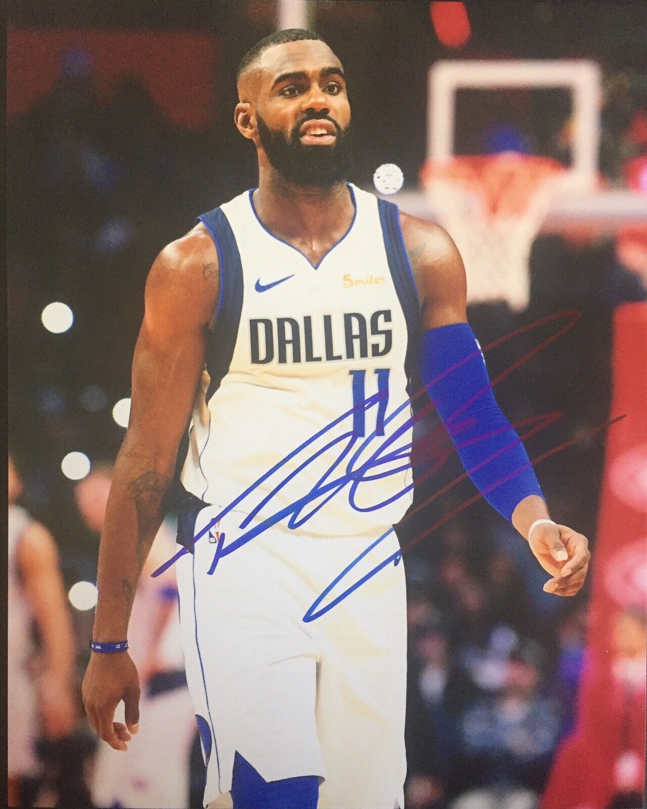 Tim Hardaway Jr Signed Mavericks 8x10 Photo Poster painting