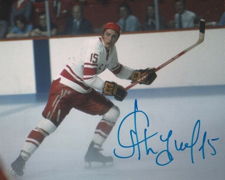 VINTAGE ALEXANDER YAKUSHEV SIGNED 1972 SUMMIT SERIES USSR CCCP RUSSIA 8x10 Photo Poster painting