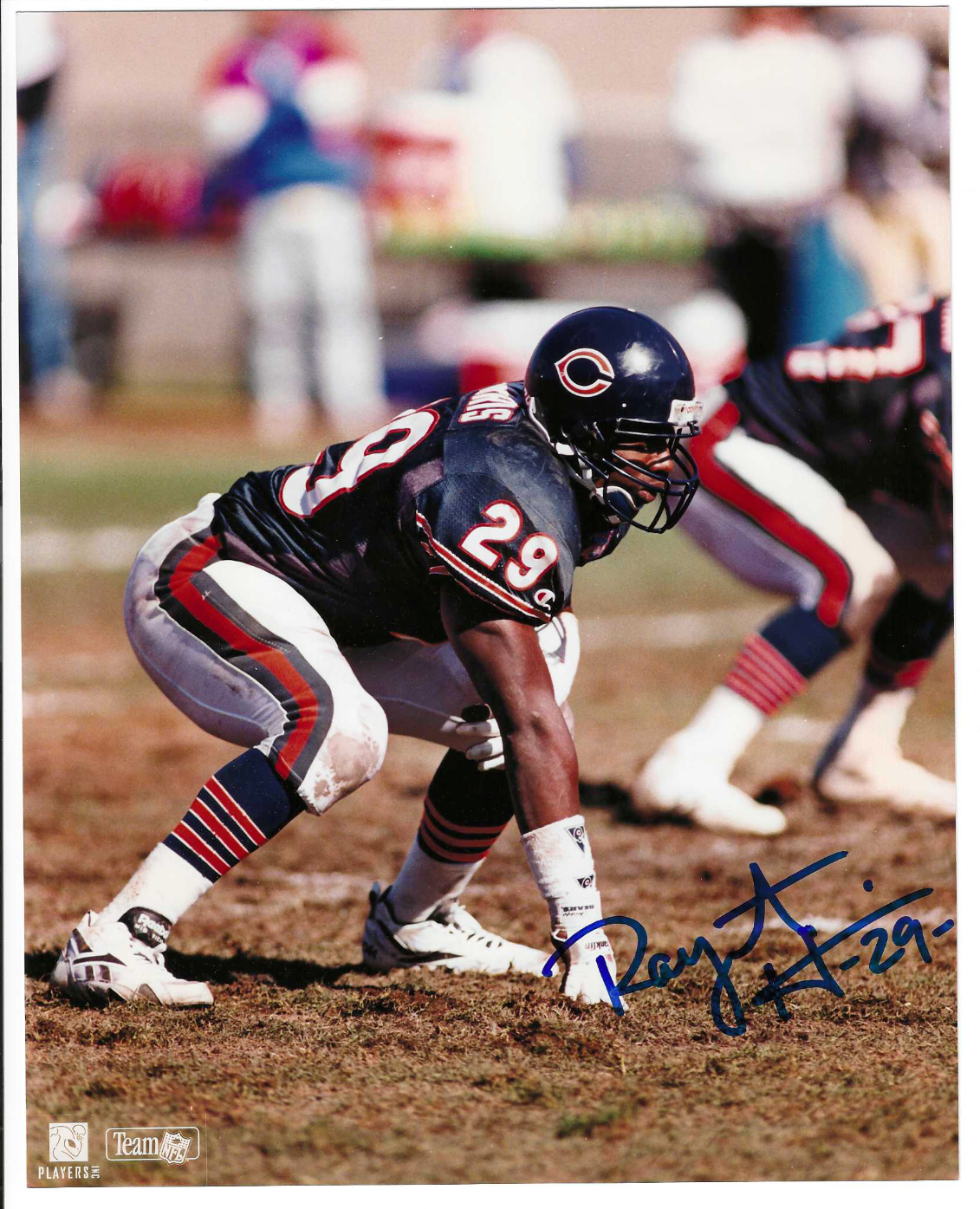 Autographed Chicago Bears 'Raymont ~Ultraback~ Harris' Signed 8x10 Photo Poster painting SOP LOA