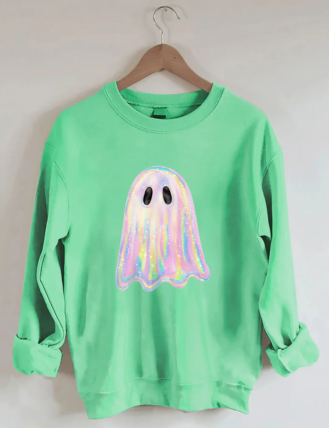 Disco Iridescent Ghost Sweatshirt