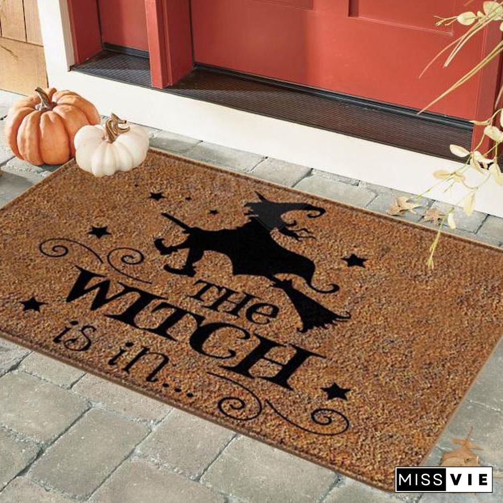 Halloween Themed Door Mat For Indoor Outdoor Decoration