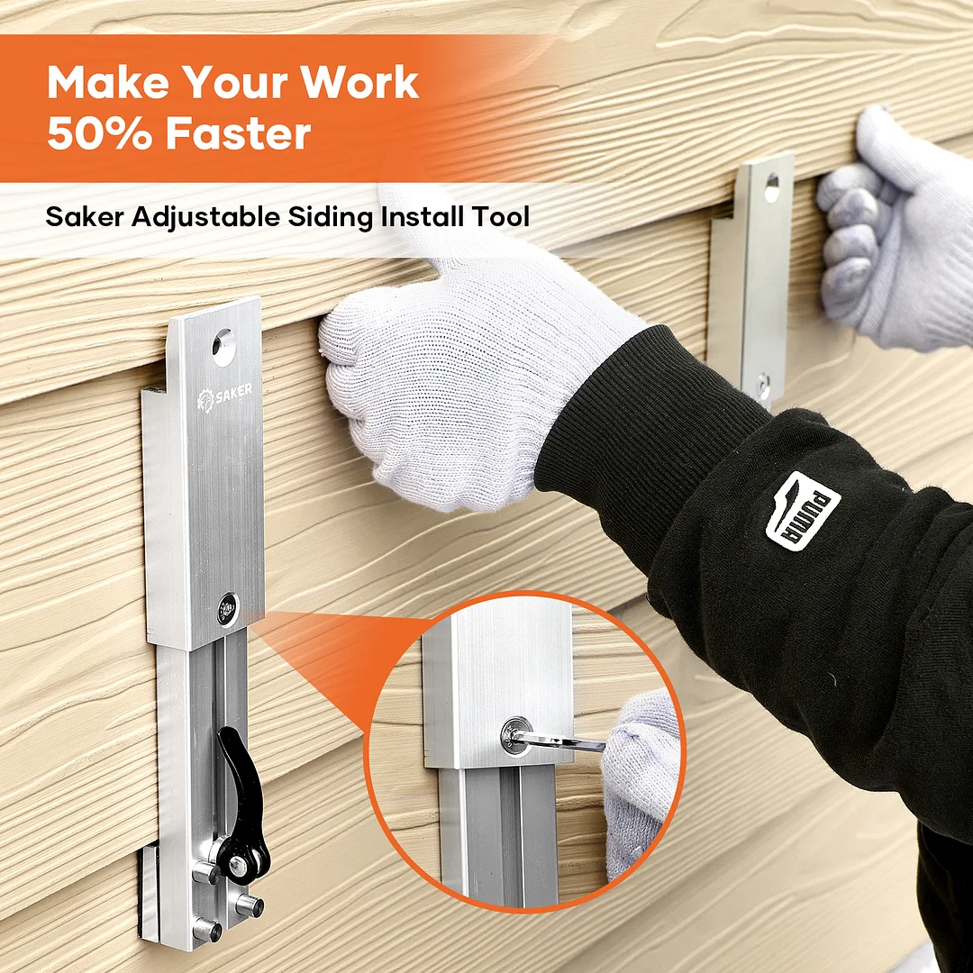 SAKER® Adjustable Siding Install Tool