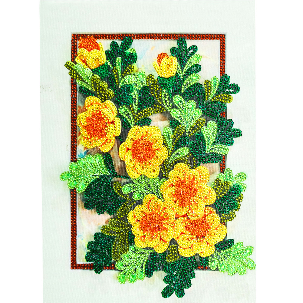 

Flowers - Special Shaped Diamond Painting - 30*40CM, 501 Original