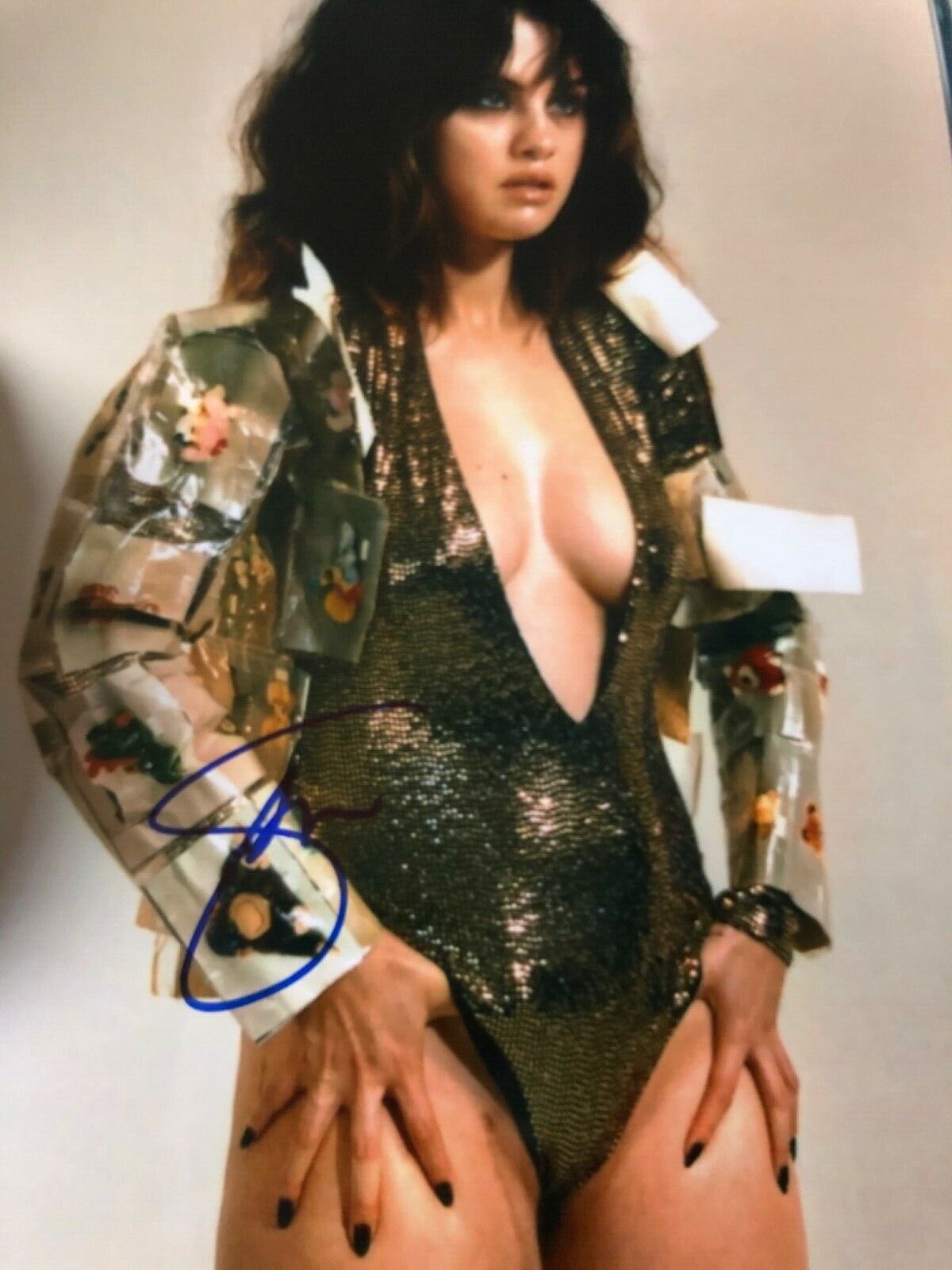 Selena Gomez signed 8 x 10 Photo Poster painting sexy super hot