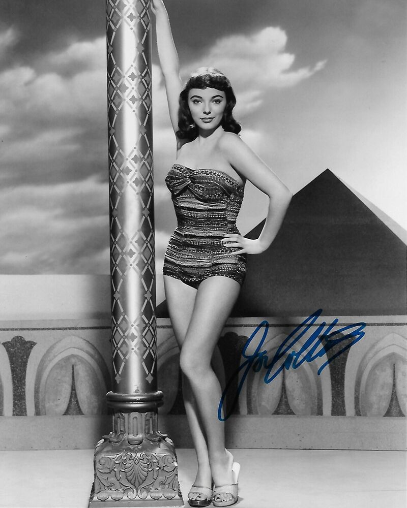 Joan Collins Original Autographed 8X10 Photo Poster painting #46 signed @Hollywood Show -Dynasty