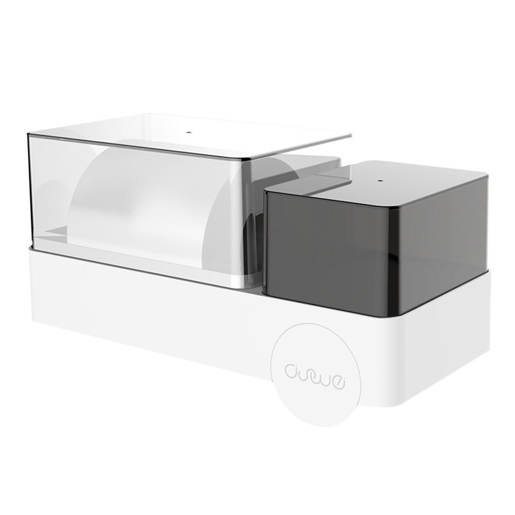 

Multifunction Bathroom Toilet Paper Tissue Holder Garbage Bag Storage Box, White, 501 Original
