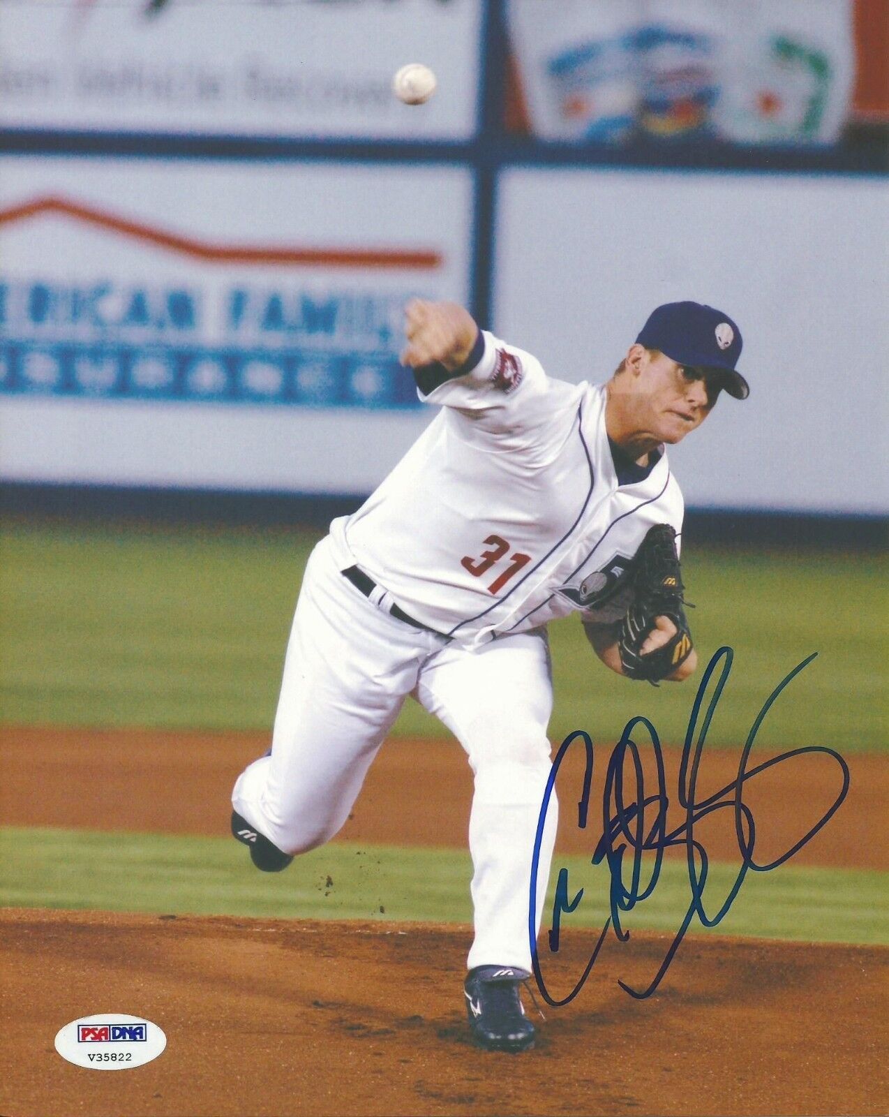 Chad Billingsley Signed 2006 Minor League 8x10 Photo Poster painting PSA/DNA COA Dodgers Area 51