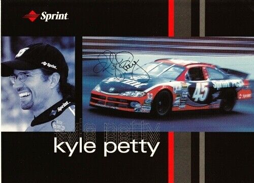 Kyle Petty Signed - Autographed Nascar Racing 8x10 inch Photo Poster painting with Certificate