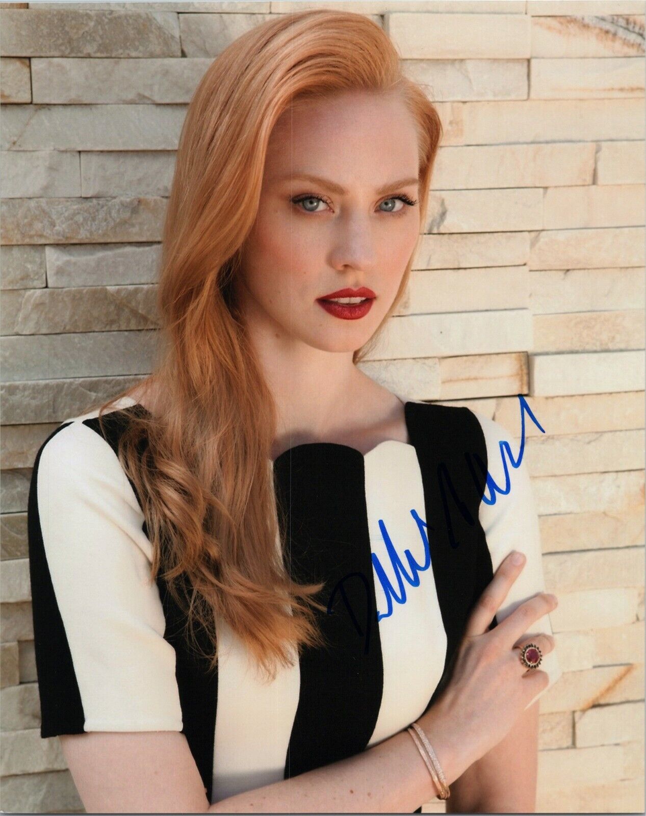 DEBORAH ANN WOLL Authentic Hand-Signed ~DAREDEVIL~ 8x10 Photo Poster painting B