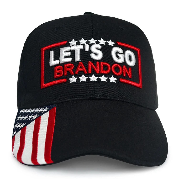 Let's Go Brandon Men's Comfortable Cap With Embroidered Pattern