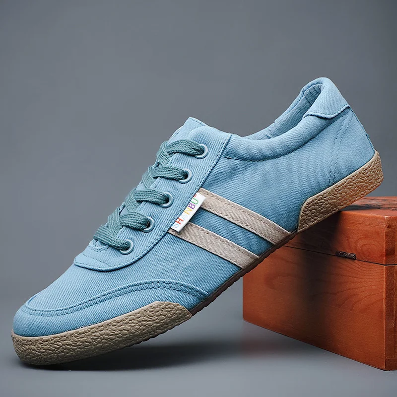 Yyvonne 2907 Spring And Summer Leisure Men's Canvas Shoes Low-Top With Men's Cloth Shoes Korean Version Of The Trend Of Men's Shoes