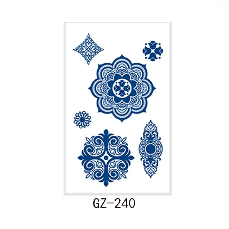 Net Red Herbal Juice Tattoo Sticker Semi-permanent Waterproof Sweat Resistant Tattoo Masking Scar Tattoo Sticker