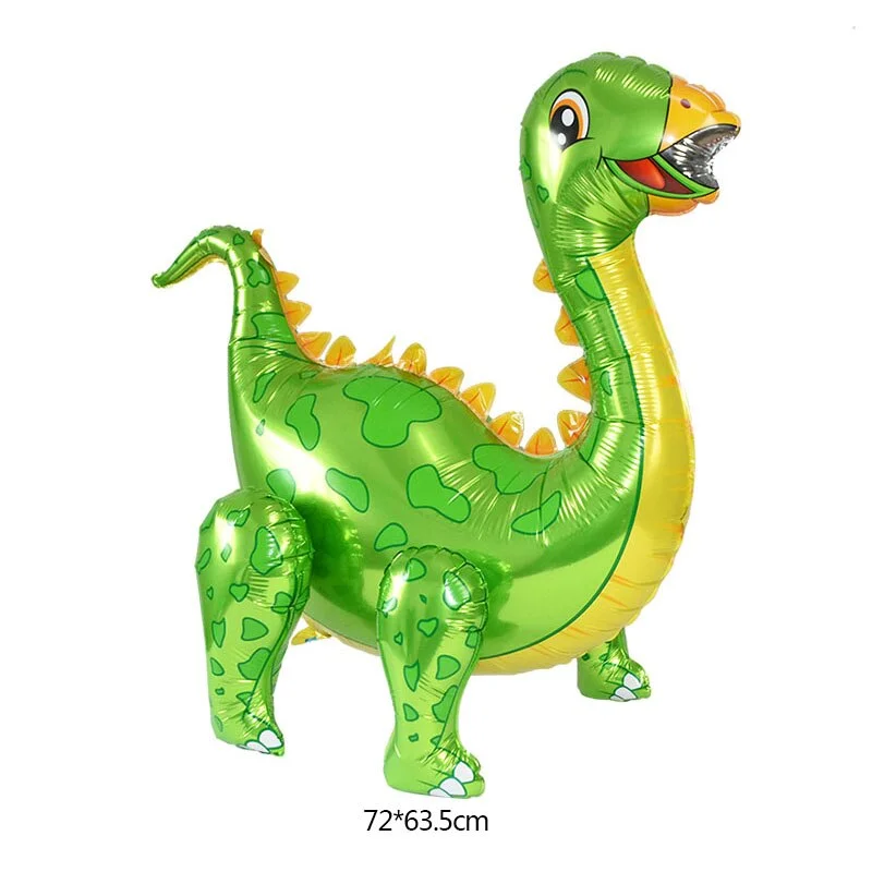 1Pc 4D Walking Dinosaur Foil Balloons Dinosaur Party Supplies Birthday Decoration Ballons Jungle Animal Part Supplies Globos