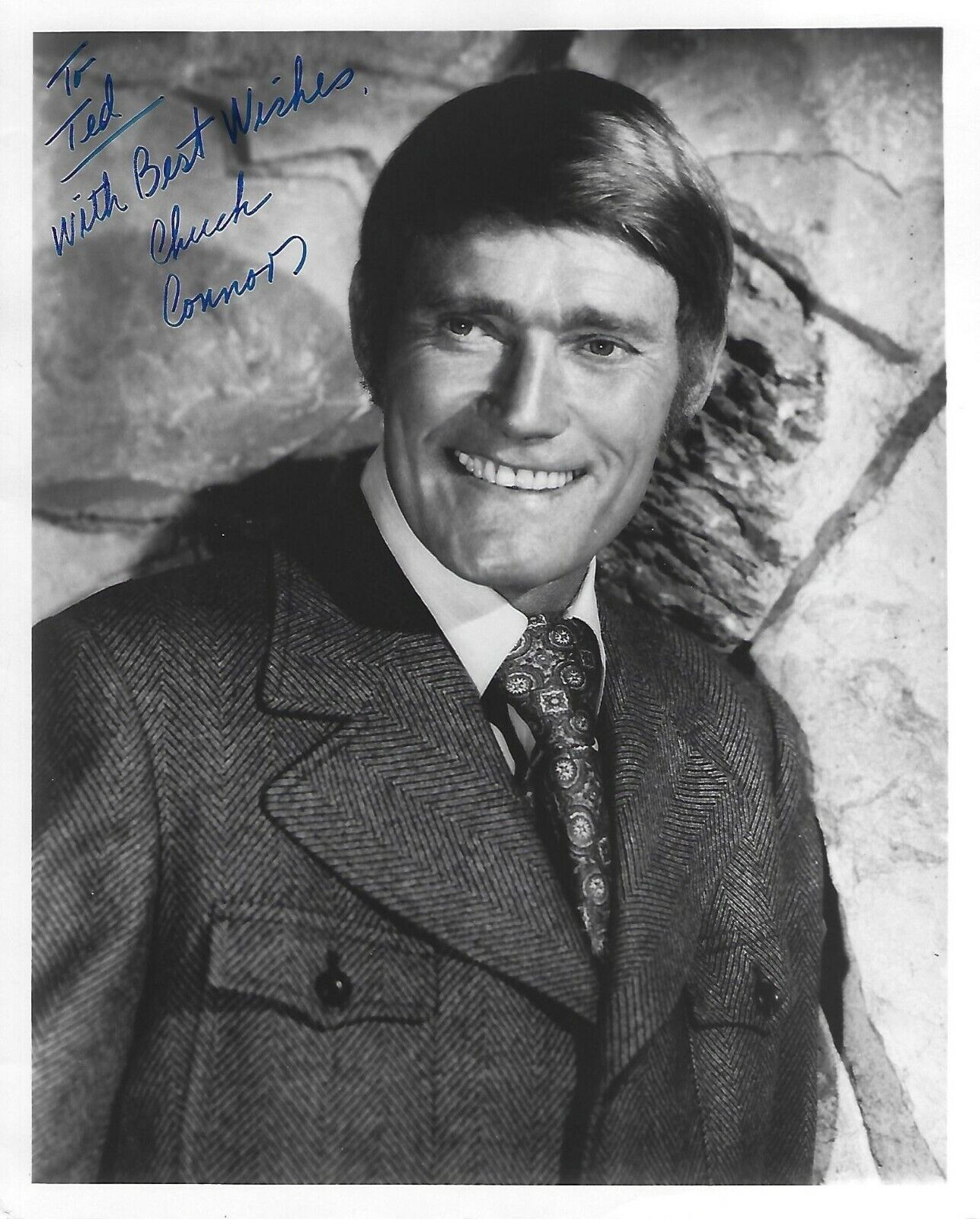 Chuck Connors Signed 8x10 Photo Poster painting PSA/DNA COA The Rifleman Roots Picture Autograph