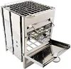 🔥🔥Outdoor Wood Stove Base Bracket Set Portable Stainless Steel Folding Stove Ash Tray Accessories, Garden Barbecue, Camping, Beach, Party