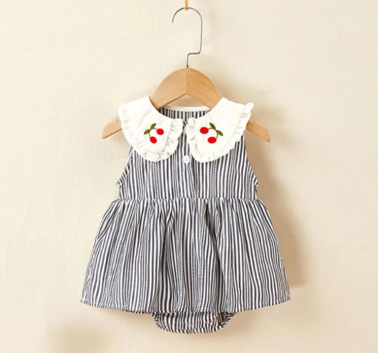 2020 Summer Baby Girl Set 1-3Yrs Baby Girls Clothing Sets Baby Dot Short Sleeve Top + shorts+ Hair Belt 3pcs/Set