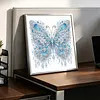 Blue Butterfly DIY Partial Drill Diamond Painting Kit for Adults 30x30cm