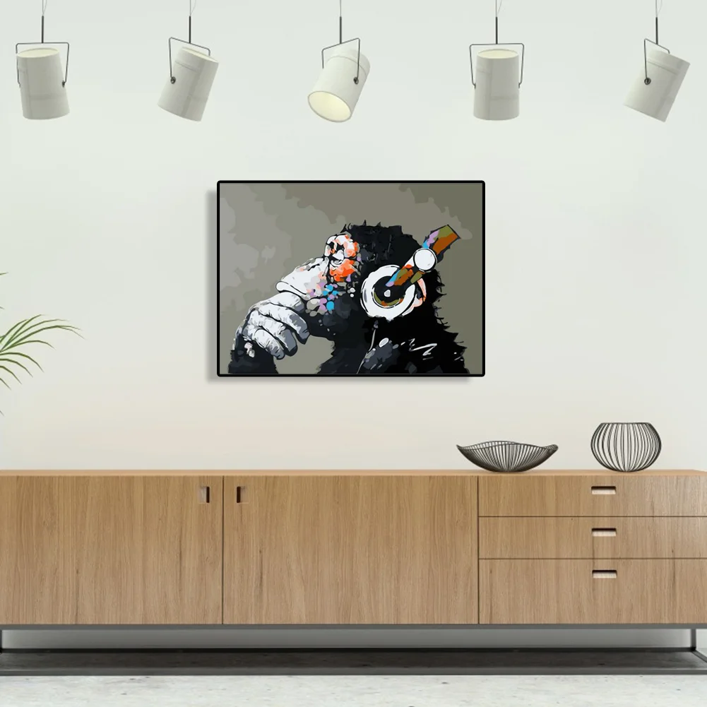 Music Monkey - Paint By Number(50*40cm)