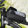 PU Hard Shell Bicycle Front Frame Bag Waterproof Touch Screen Handlebar Holder