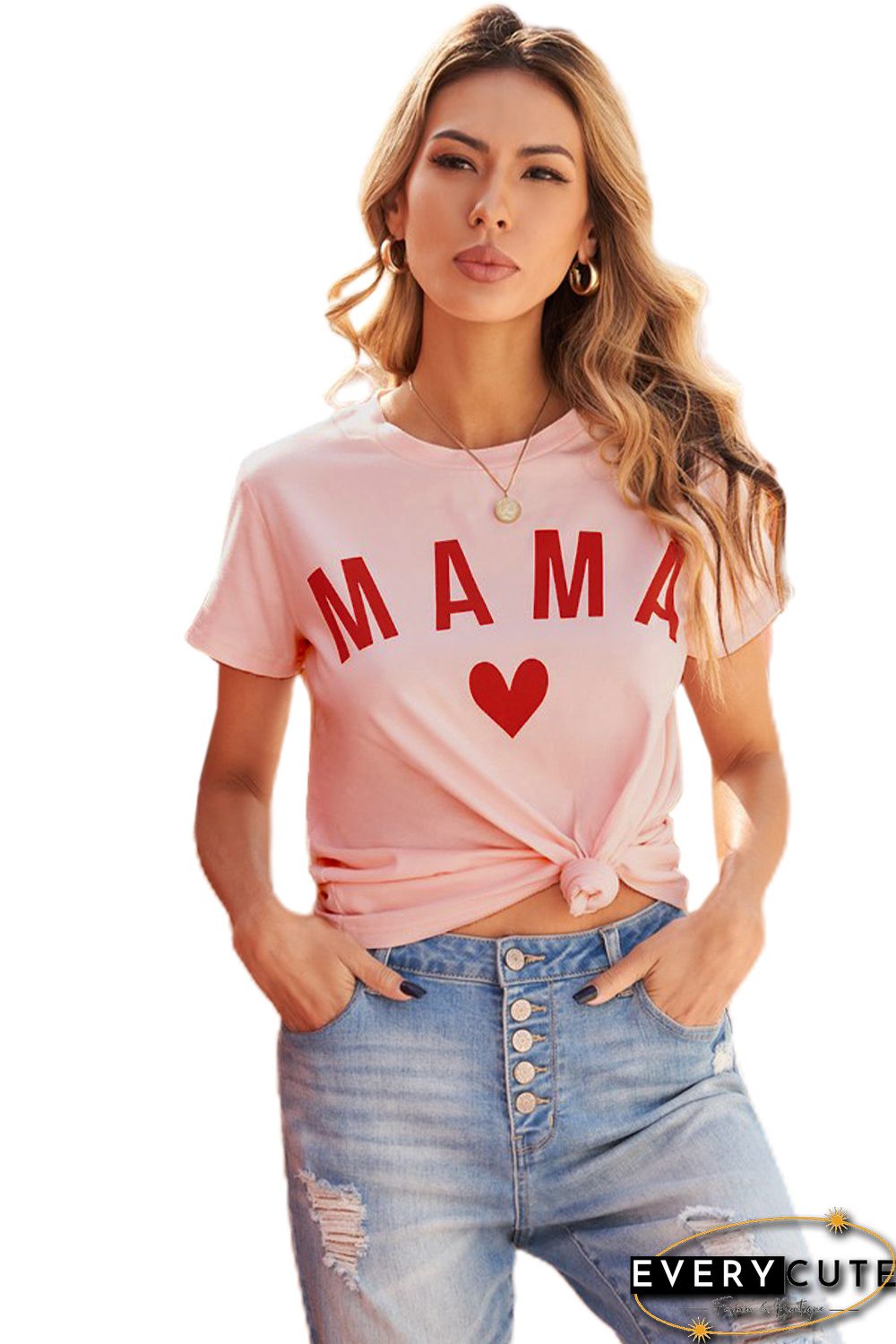 MAMA Letter Print Tee