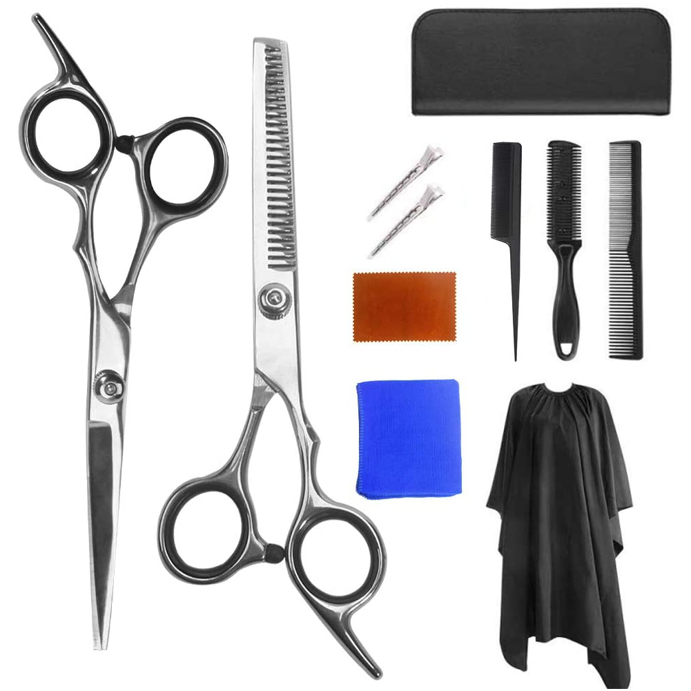 

Stainless Steel Hair Scissors Combs Hairpins Salon Barber Haircut Tool Set, 501 Original