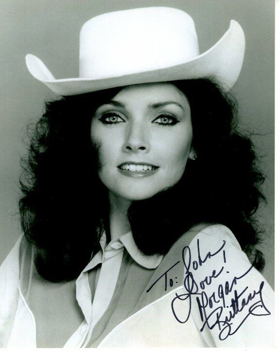 MORGAN BRITTANY Signed 8x10 DALLAS KATHERINE WENTWORTH Photo Poster paintinggraph - To John