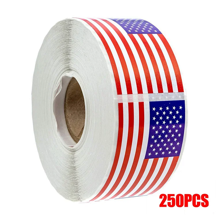 American Flag Stickers