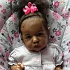 [Holiday Gift Sale] 20" African American So Real Black Reborn Saskia Baby Doll Girl Lesley - RBBI-Myrebornbabydoll® Myrebornbabydoll®
